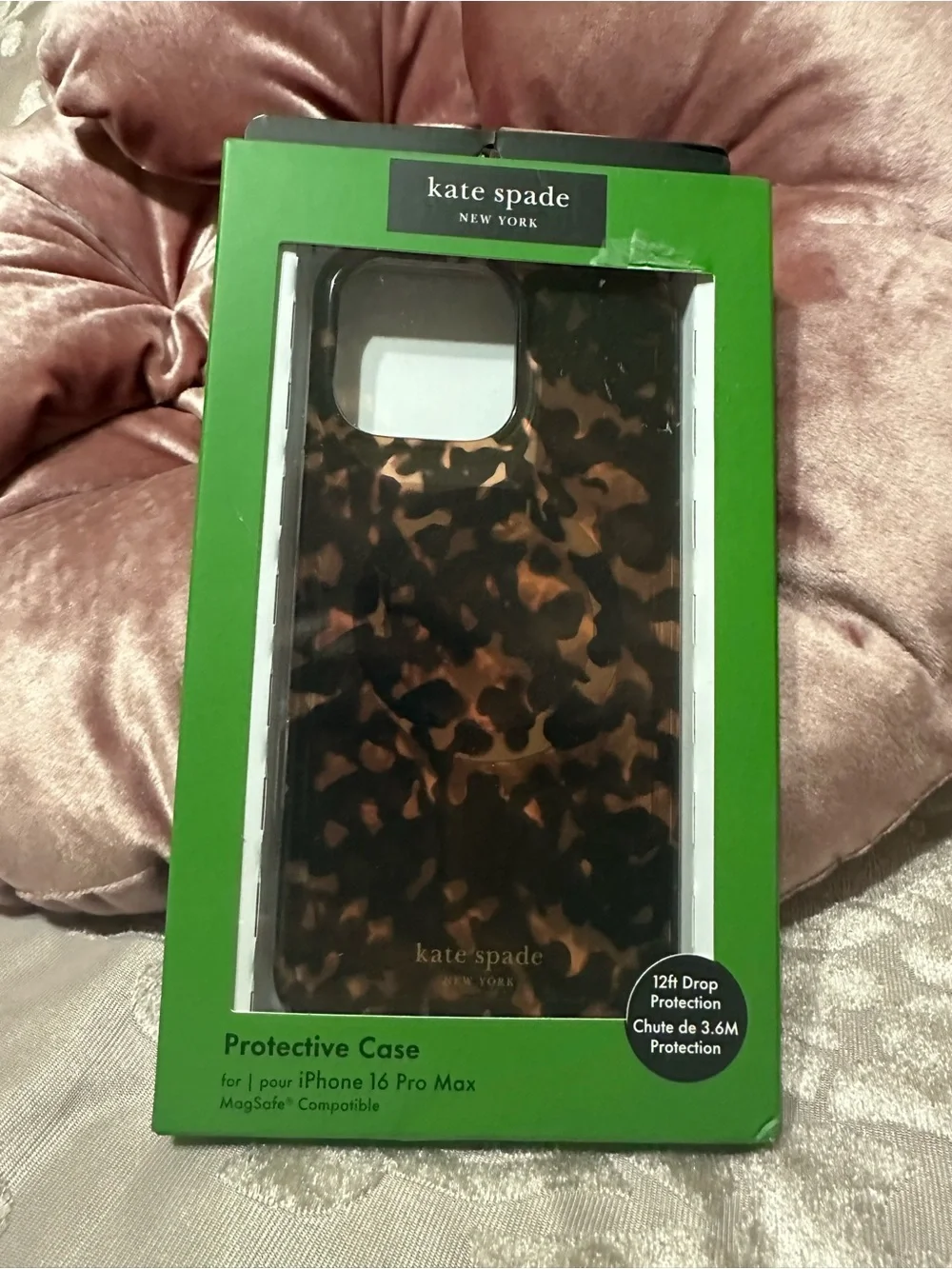 kate spade Brown Tortoiseshell iPhone 16 Pro Max Case